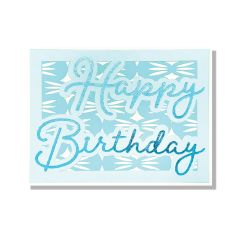 Island Dream Birthday Card SVG Cut File
