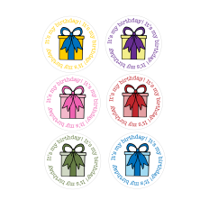 It's My Birthday Sticker Sheet