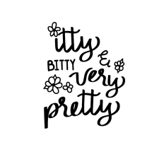 Daisy Itty Bitty and Very Pretty Word Art