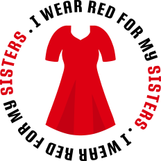 I Wear Red For My Sisters MMIW Red Dress Day 