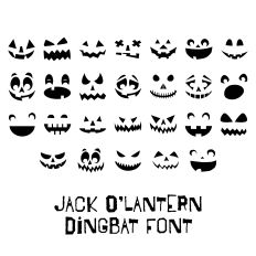 Jack O'Lantern Dingbat Font