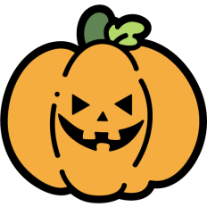 spooky jack o lantern pumpkin