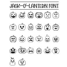 Jack-o'-lantern Font 