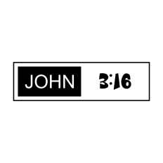 John 3:16 SVG Christian Bible Verse Cut File
