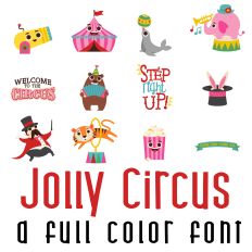 Jolly Circus Full Color Font