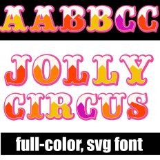 Jolly Circus Color Font