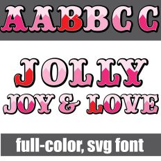 Jolly Joy and Love Color Font