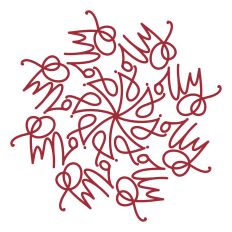 Jolly Mandala Design - Snowflake Design