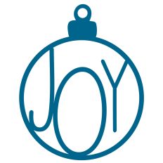 Joy Christmas Bauble