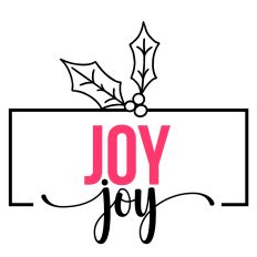 Joy Holly Framed Word