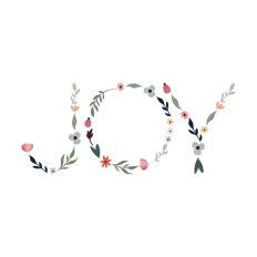 Joy Floral Art for Inspiration