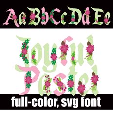 Joyful Pastel Color Font