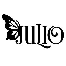 Julio Butterfly Spanish Word July
