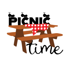 Picnic Time with Ants and Picnic Table