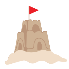 Sandcastle Layered Cut File