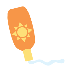 Sunscreen Layered Cut Design