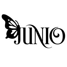 Junio Butterfly Spanish Word June