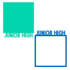 Junior High School Background and Frame