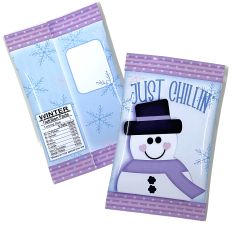 Just Chillin' Snowman Chip Bag Printable Bag