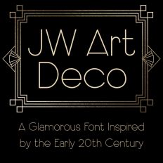 JW Art Deco Font