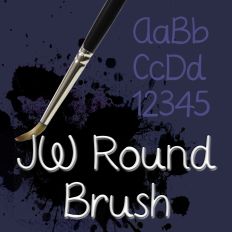 JW Round Brush font