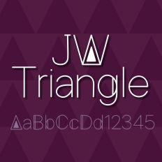 JW Triangle Font