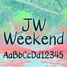 JW Weekend font