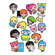 K Pop School Stickers
