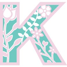 Layered blooming flowers K