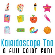 Kaleidoscope Too Full Color Font