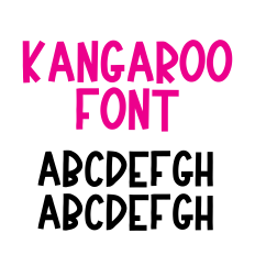 Kangaroo Block Font