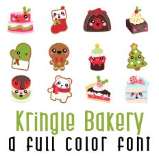 Kringle Bakery Full Color Font