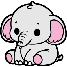 cute baby elephant