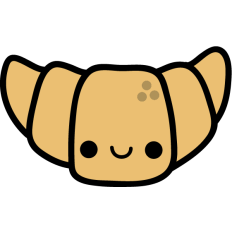 kawaii croissant