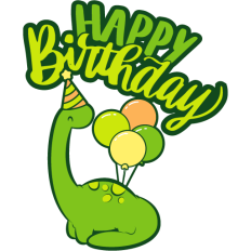cute dino happy birthday party