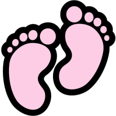 cute baby girl feet