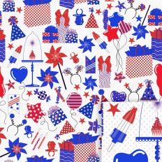 Patriotic Birthday Party Printable Pattern