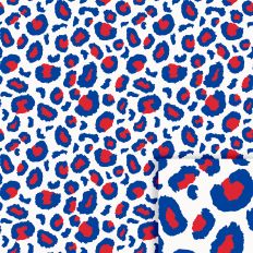 Patriotic Leopard Print Printable Pattern