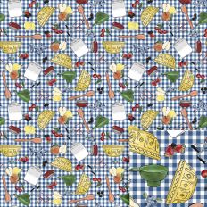 Making Jam-Blue Check Printable Pattern