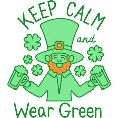 Keep calm Wear Green