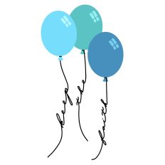 KEEP THE FAITH BALLOON BOUQUET - RABEA BILZ