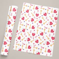 Key to My Heart Printable Pattern