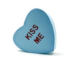 Kiss Me Conversation Heart Valentine Box