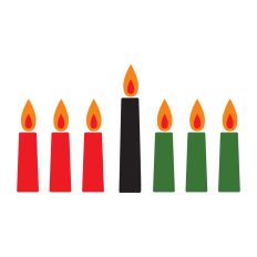 Kwanzaa candles