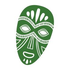 Tribal mask decor