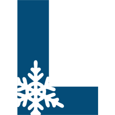 Snowflake Monogram L