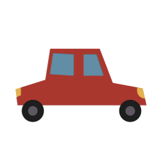 Red car