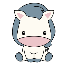 Cute horse svg layered file