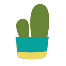 Cactus svg layered file
