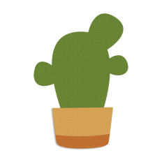 Cactus svg layered file